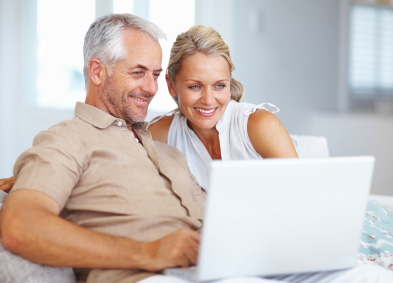 couple on laptop